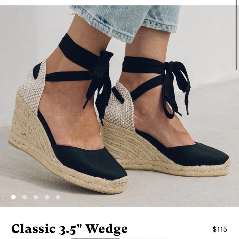 Soludos Classic 3.5" Wedge NWOT